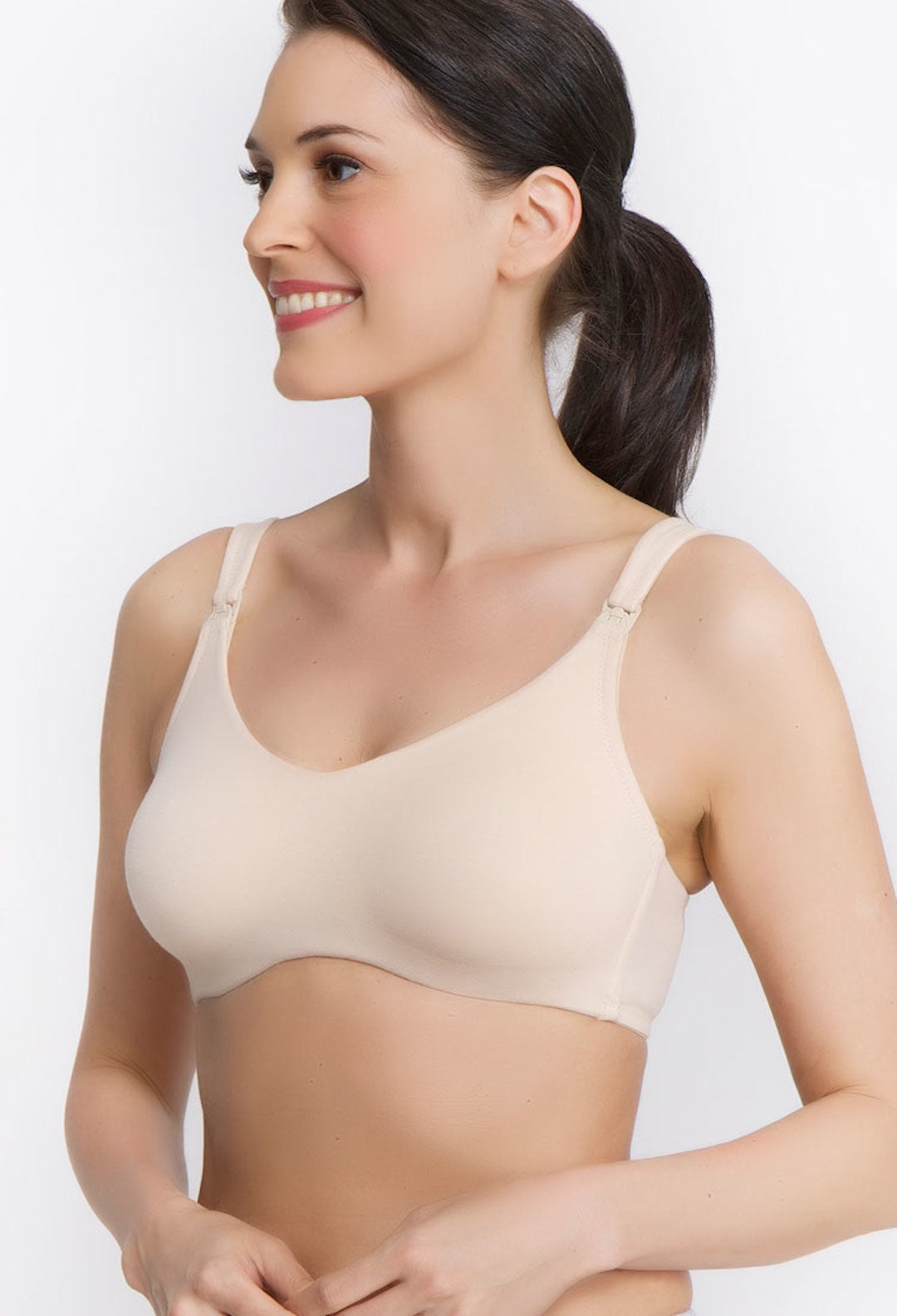 Cotton Blend Wireless Nursing Bra - Style 361 - Q-T Intimates