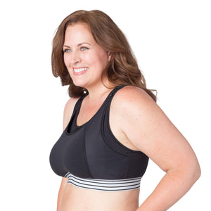 4102 Stripe Nursing Sports Bra