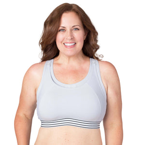 4102 Stripe Nursing Sports Bra