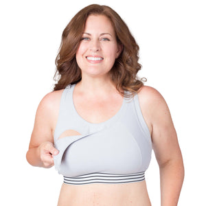 4102 Stripe Nursing Sports Bra