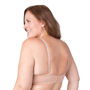 N3303 - Molded Cotton Nursing Bra with Lace Frame